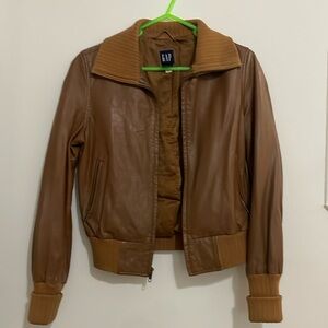 Genuine leather vintage 2000s Gap jacket